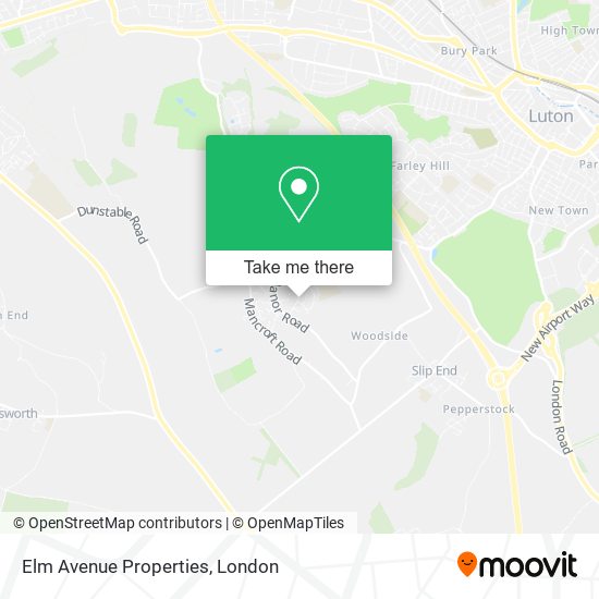 Elm Avenue Properties map