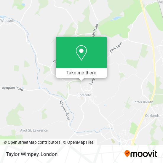 Taylor Wimpey map