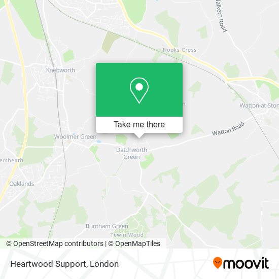 Heartwood Support map