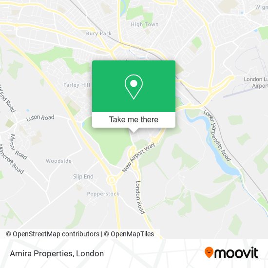 Amira Properties map