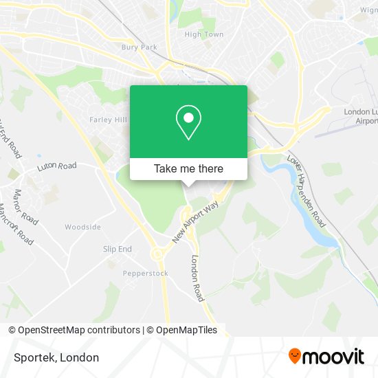 Sportek map