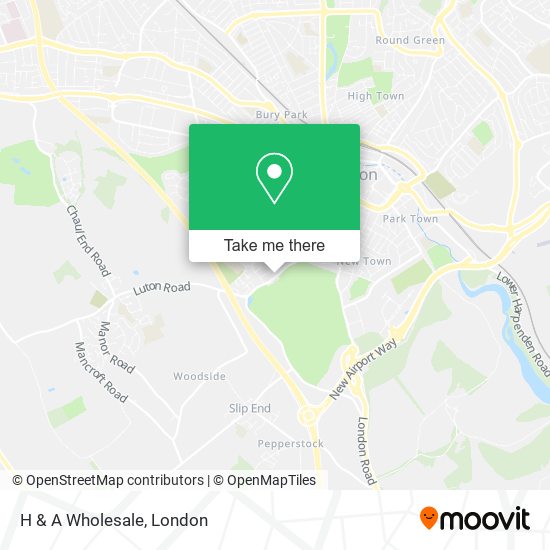 H & A Wholesale map