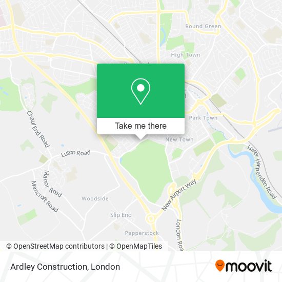 Ardley Construction map