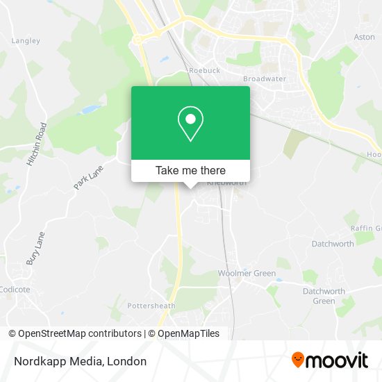 Nordkapp Media map