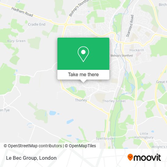 Le Bec Group map