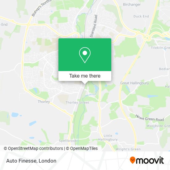 Auto Finesse map