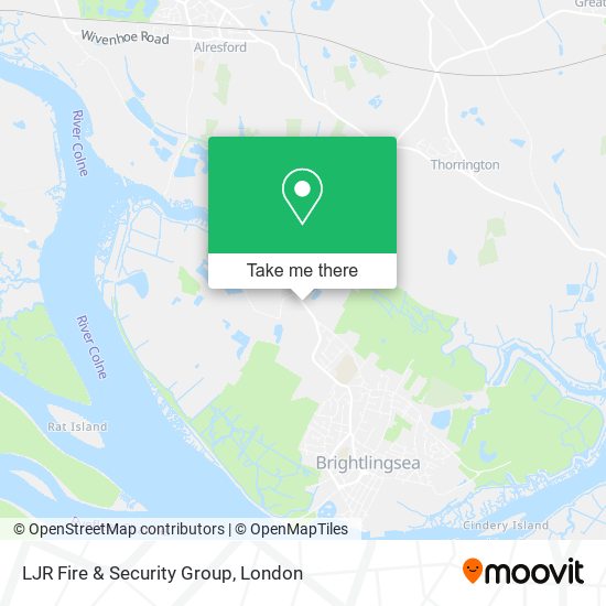 LJR Fire & Security Group map