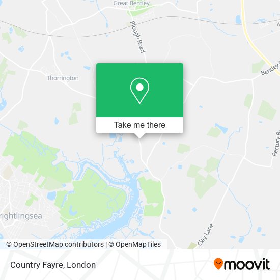 Country Fayre map