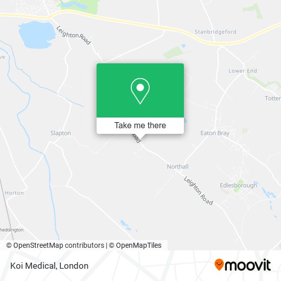 Koi Medical map