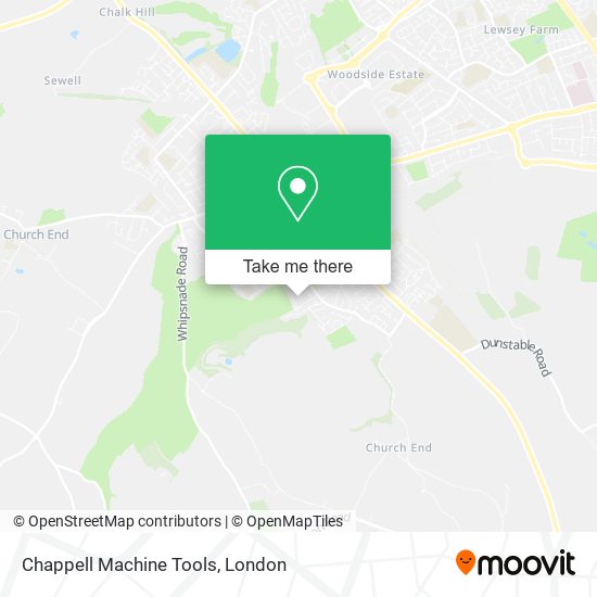 Chappell Machine Tools map