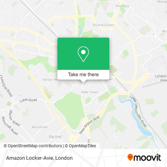 Amazon Locker-Avie map