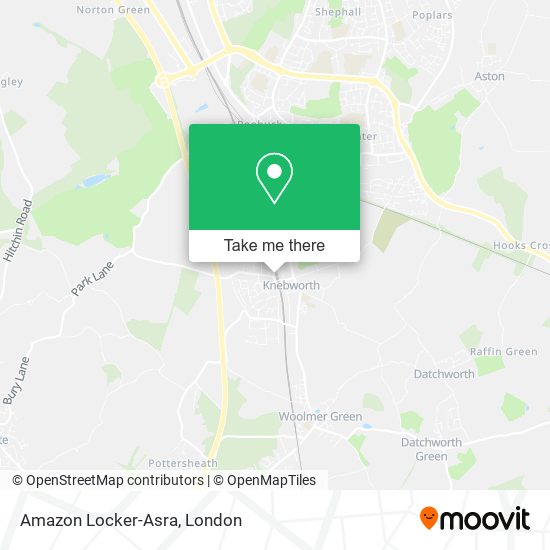Amazon Locker-Asra map
