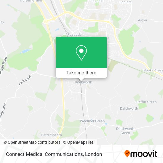 Connect Medical Communications map