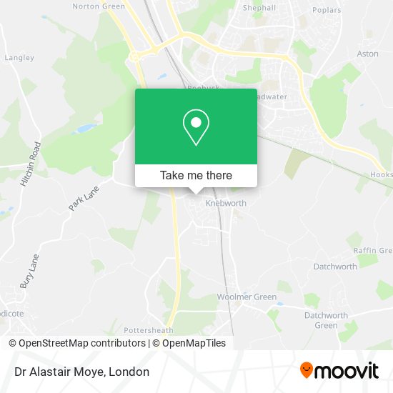 Dr Alastair Moye map