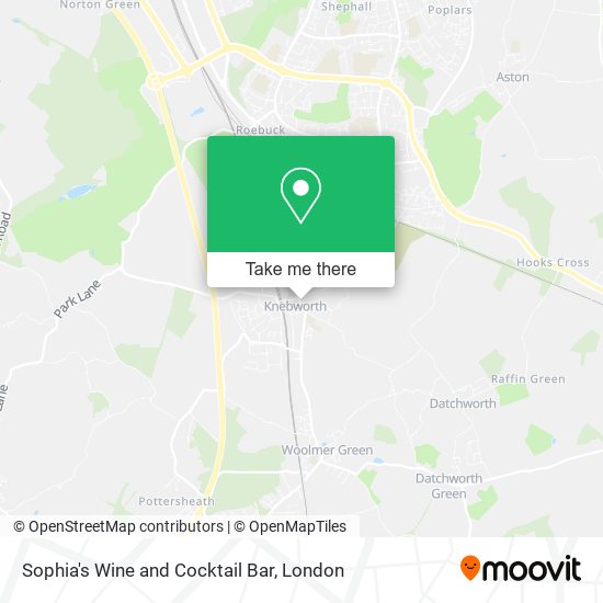 Sophia's Wine and Cocktail Bar map