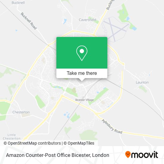 Amazon Counter-Post Office Bicester map