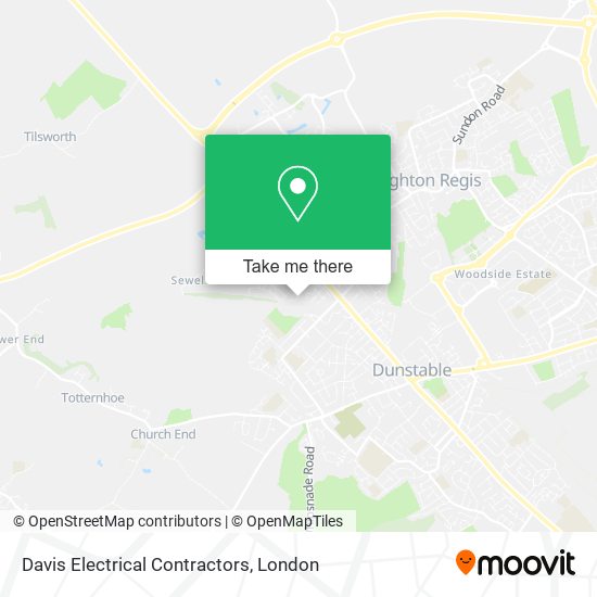 Davis Electrical Contractors map
