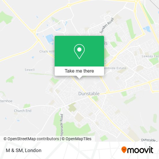 M & SM map