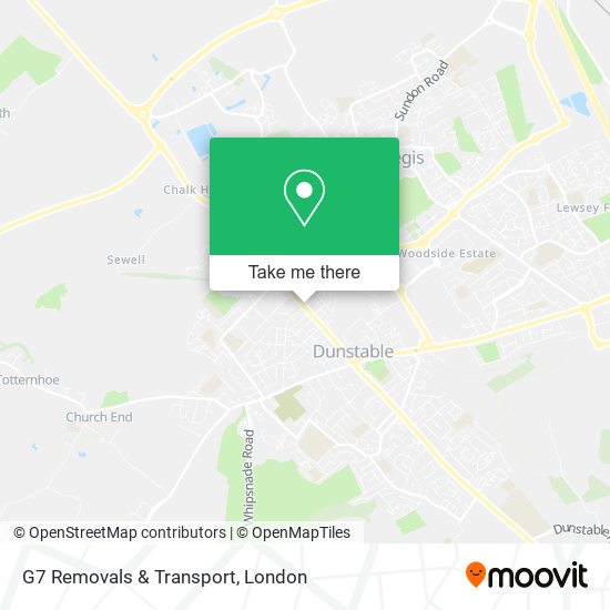 G7 Removals & Transport map