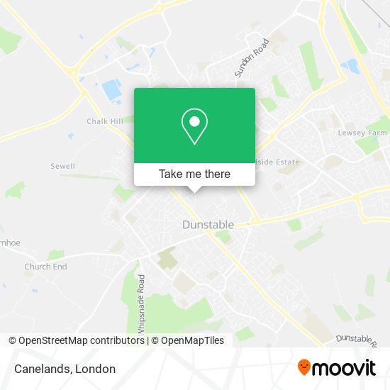 Canelands map