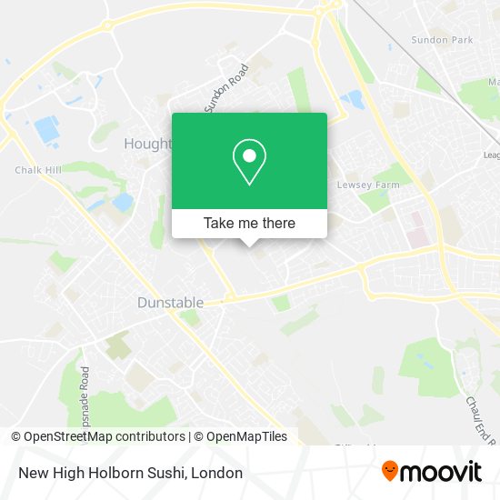 New High Holborn Sushi map