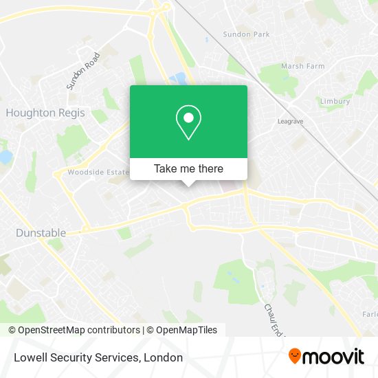 Lowell Security Services map