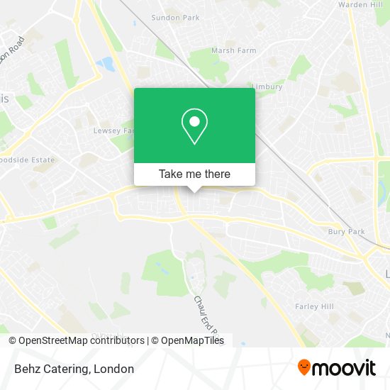 Behz Catering map