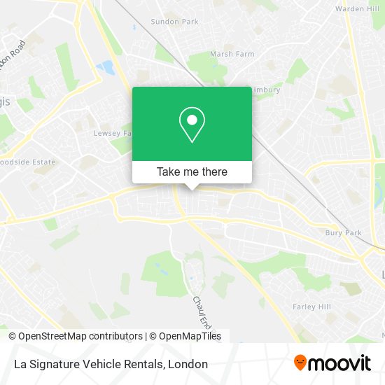 La Signature Vehicle Rentals map