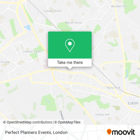 Perfect Planners Events map