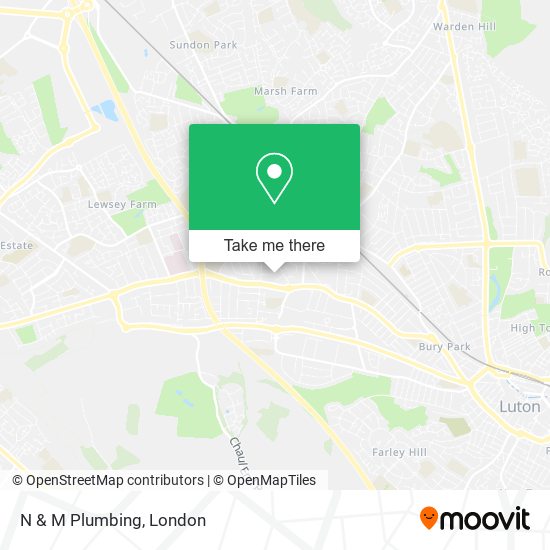 N & M Plumbing map
