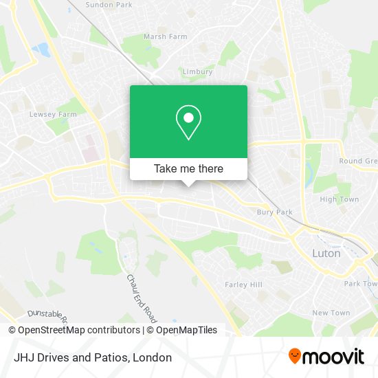 JHJ Drives and Patios map