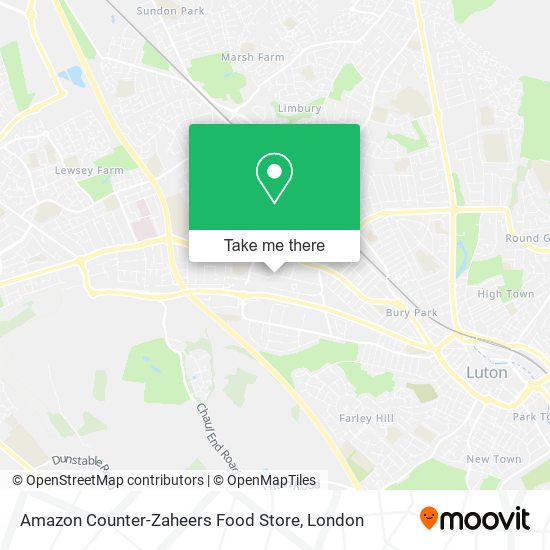 Amazon Counter-Zaheers Food Store map
