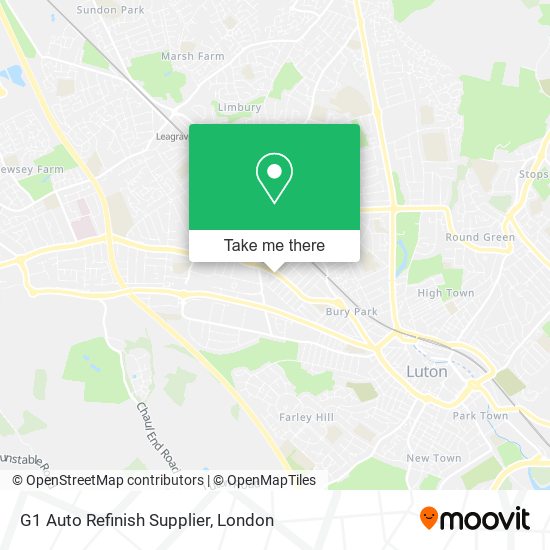 G1 Auto Refinish Supplier map