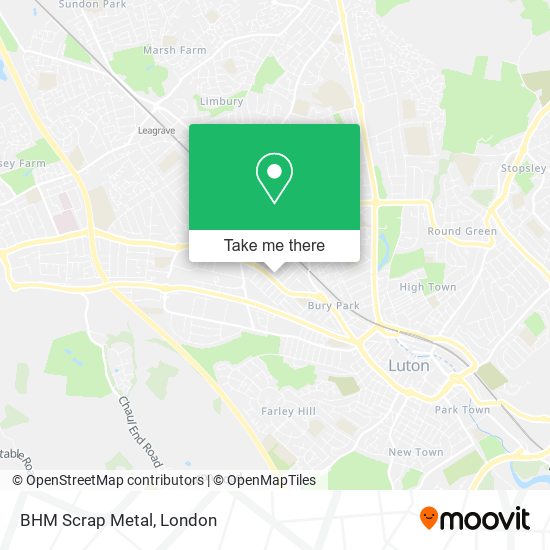 BHM Scrap Metal map