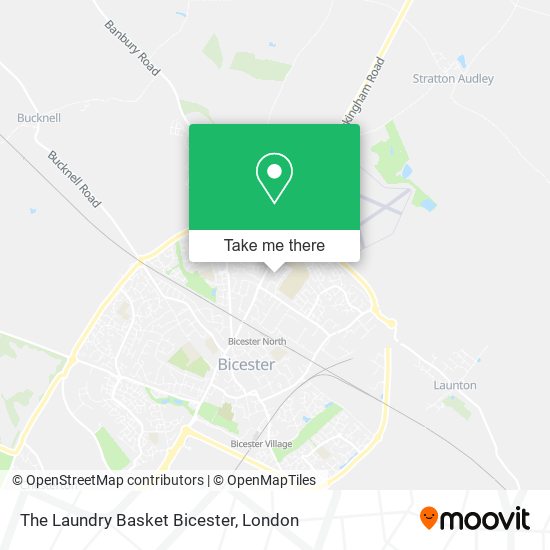 The Laundry Basket Bicester map