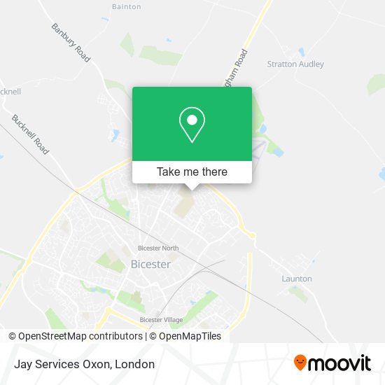 Jay Services Oxon map