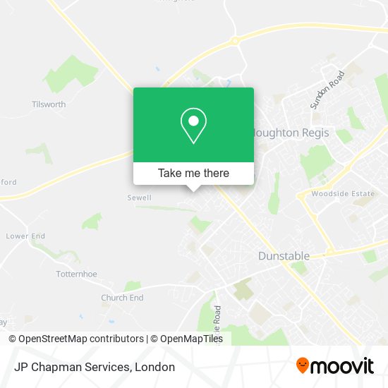 JP Chapman Services map