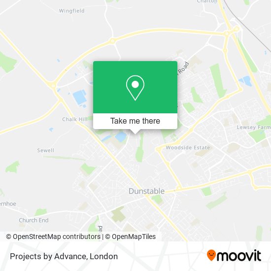 Projects by Advance map