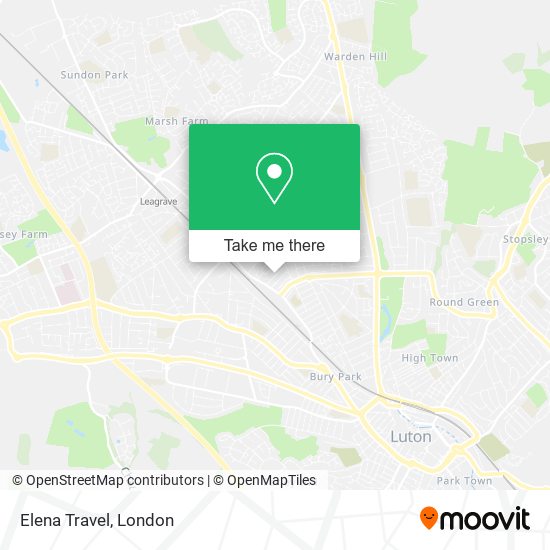 Elena Travel map