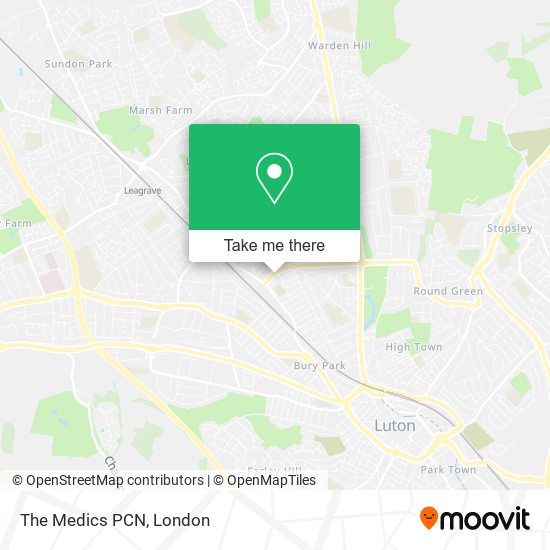 The Medics PCN map