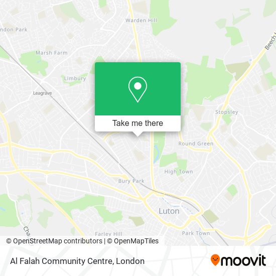 Al Falah Community Centre map