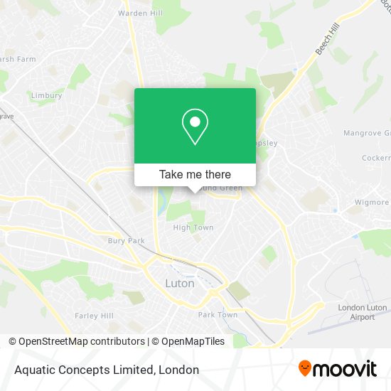 Aquatic Concepts Limited map