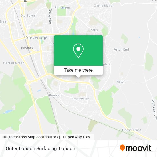 Outer London Surfacing map