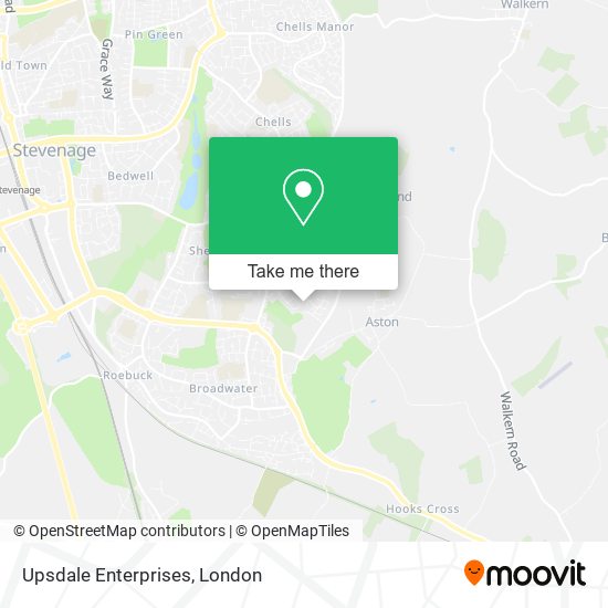 Upsdale Enterprises map