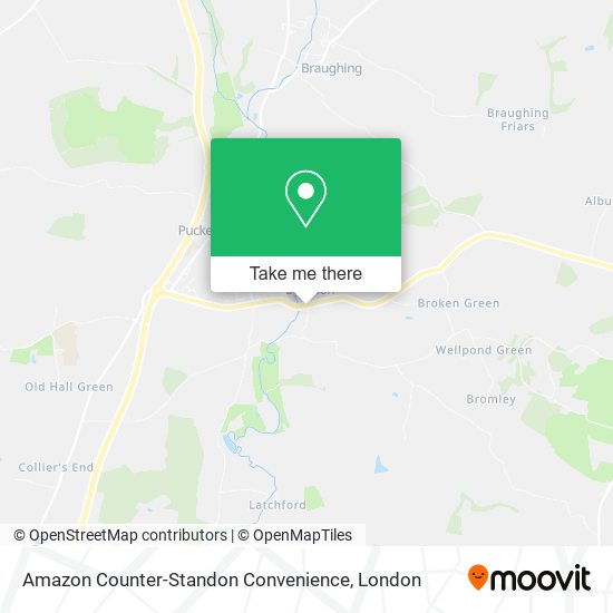 Amazon Counter-Standon Convenience map