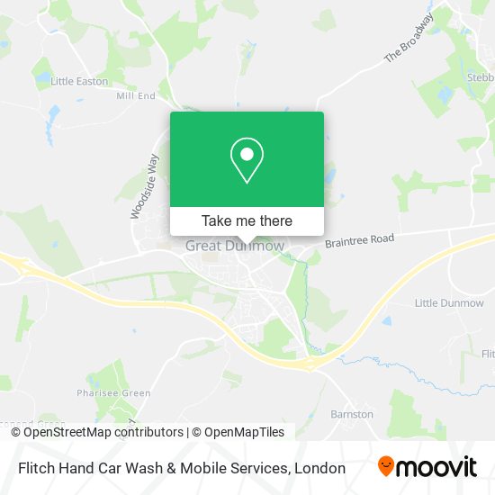 Flitch Hand Car Wash & Mobile Services map