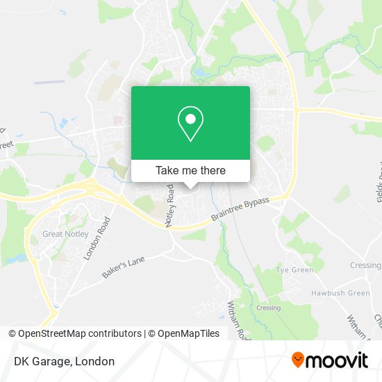 DK Garage map