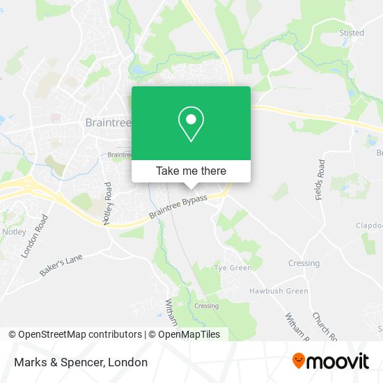 Marks & Spencer map