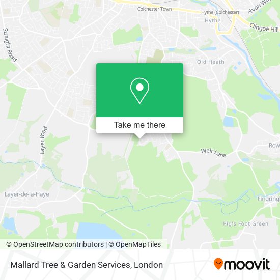 Mallard Tree & Garden Services map