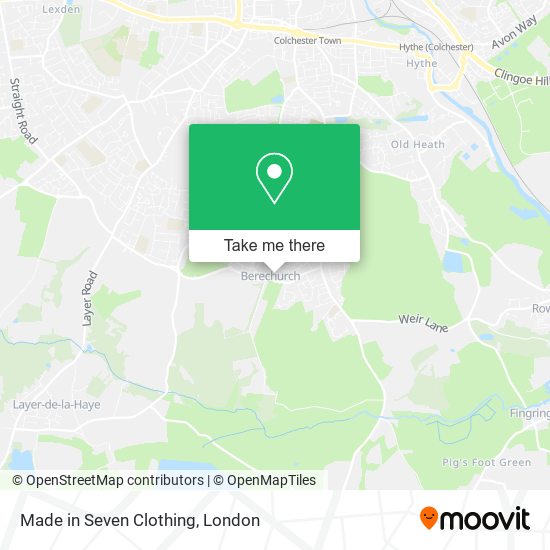Made in Seven Clothing map